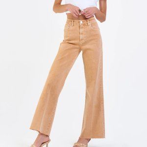 Dear John Denim - Fiona Super high rise wide jeans sunflower